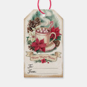 Warme Winterwünsche Geschenkanhänger (Rückseite)