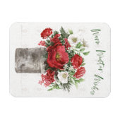 Warme Winterwünsche Magnet (Horizontal)