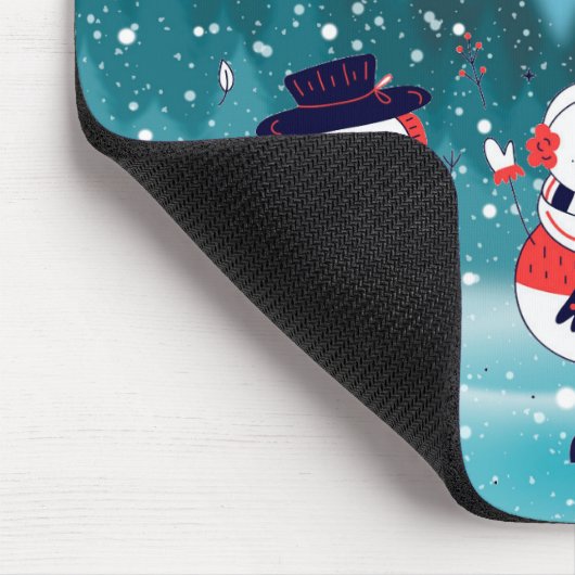 Warme Winterwünsche Mousepad (Ecke)