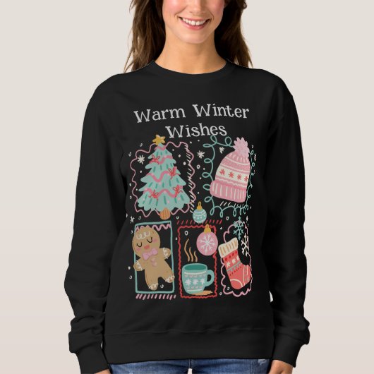 Warme Winterwünsche Sweatshirt (Vorderseite)