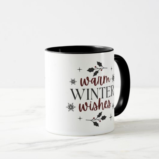 Warme Winterwünsche Tasse (VorderseiteRechts)