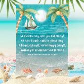 Warme Wonderland Tropical Beach Weihnachten