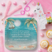 Warme Wonderland Tropical Beach Weihnachten Pappteller (Party)