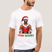Warme Wünsche Afro Man T-Shirt (Vorderseite)