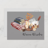 Warme Wünsche anpassbar Postkarte (Vorne/Hinten)