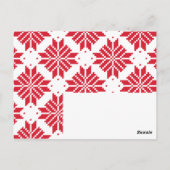 Warme Wünsche aus dem Herzen von Texas Postkarte (Rückseite)