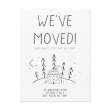 Warme Wünsche aus unserer neuen gemütlichen Zuhaus