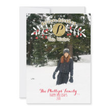 Warme Wünsche Dieses Winter Weihnachts-Foto