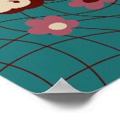 Warme Wünsche Elegante Weihnachtsfest Poster (Ecke)