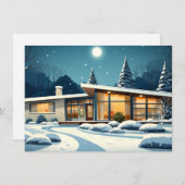 Warme Wünsche Feiertagskarte (Vorne/Hinten)