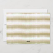 Warme Wünsche Feiertagskarte (Rückseite)