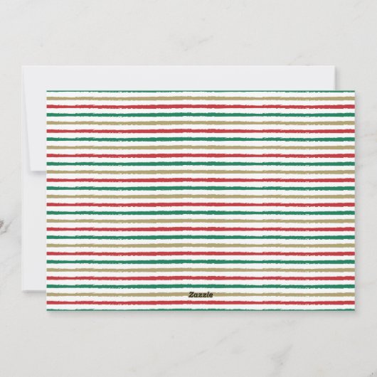 Warme Wünsche Feiertagskarte (Rückseite)