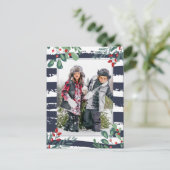 Warme Wünsche | Foto Holiday Card Feiertagspostkarte (Stehend Vorderseite)