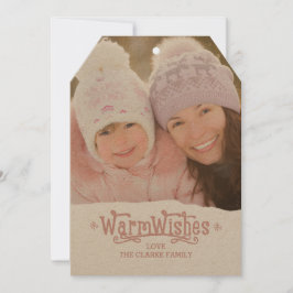 Warme Wünsche | Fotokarten für den Urlaub Feiertagskarte