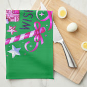 Warme Wünsche Geschirrtuch (Viertel Falte)