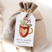 Warme Wünsche Hot Cocoa Weihnachtsfeiertag Geschenkanhänger