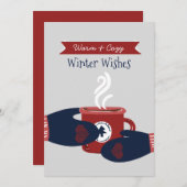 Warme Wünsche Hyge Kaffee Weihnachten (Vorne/Hinten)