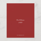 Warme Wünsche Kaffee Weihnachtskarte (Rückseite)