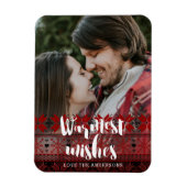 Warme Wünsche Messe Isle Pattern Magnet (Vertikal)