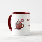 Warme Wünsche mit heißer Tasse (Vorderseite Links)