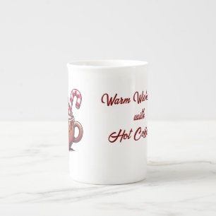Warme Wünsche mit heißer Tasse