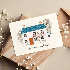 Warme Wünsche Nicht-denominationale geklappte Urla Karte