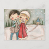 Warme Wünsche - Postkarte (Vorderseite)