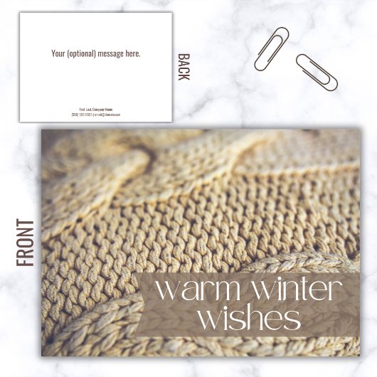 Warme Wünsche Realtor Happy Holidays Cards