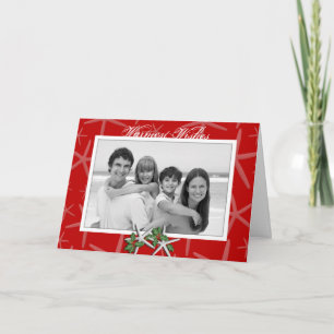 Warme Wünsche Tropisches Foto Weihnachtskarten Feiertagskarte