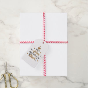 Warme Wünsche und Marshmallow-Küsse Geschenkanhänger