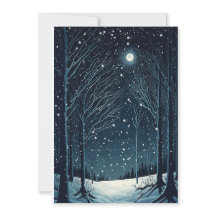 Warme Wünsche unter einem magischen Winterhimmel s