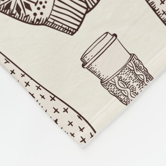 Warme Wünsche Urlaub Essentials Fleecedecke (Ecke)