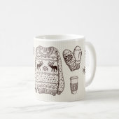 Warme Wünsche Urlaub Essentials Kaffee Tasse (VorderseiteRechts)