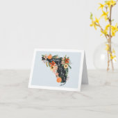 Warme Wünsche von der florida-Notizkarte | Sky Karte (Gelbe Blume)