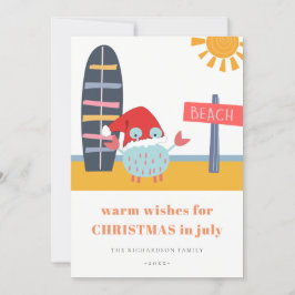 Warme Wünsche Weihnachten im Juli Beach Sun Sand C