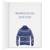 Warme Wünsche Weihnachts-Sweater (Innen (Rechts))