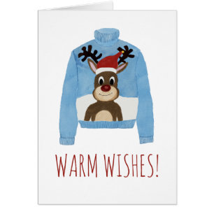Warme Wünsche Weihnachts-Sweater