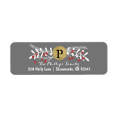 Warme Wünsche Winter Rustikale Weihnachtskarte (Vorne)