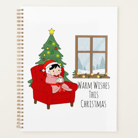 Warme Wünsche zu Weihnachten – Planer (Vorderseite)