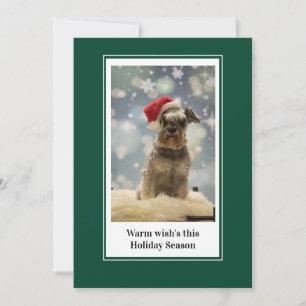 Warme wünscht diese Weihnachtskarte Feiertagskarte
