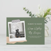 Warme wünscht diese Weihnachtskarte Feiertagskarte (Stehend Vorderseite)