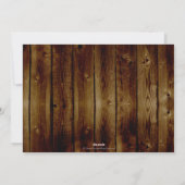 Warme wünscht Script Weihnachts-Fotokarte Feiertagskarte (Rückseite)