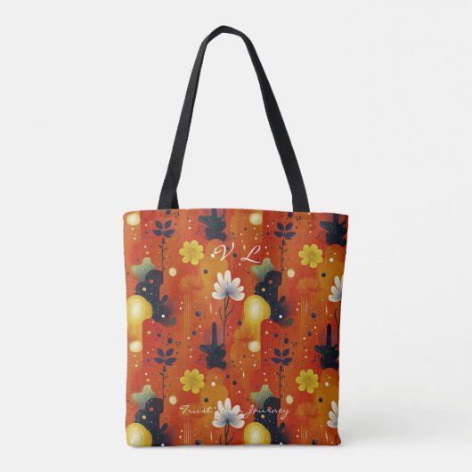 Warme Wüste Bloom Wellness Tote Tasche (Rückseite)