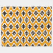 Warme Wüste Träume Südwestrustikales Muster Fleecedecke (Vorderseite (Horizontal))