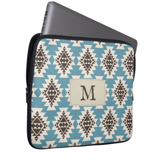 Warme Wüste Träume Südwestrustikales Muster Laptopschutzhülle (Vorne Rechts)