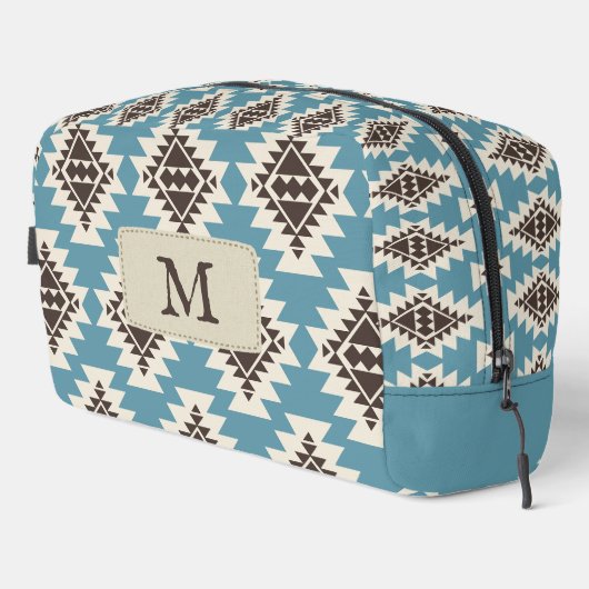 Warme Wüste Träume Südwestrustikales Muster Waschbeutel (Rechte Ecke)