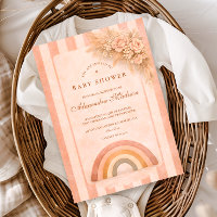 Warme Wüsten-Boho-Regenbogen-Baby-Party