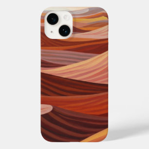 Warme Wüstenlandschaft - Landschaftliche Kunstdruc Case-Mate iPhone 14 Hülle