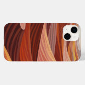 Warme Wüstenlandschaft - Landschaftliche Kunstdruc Case-Mate iPhone Hülle (Rückseite (Horizontal))