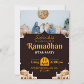 Warme Zusammengehörigkeit: Ein Ramadan-Iftar-Party Einladung (Vorderseite)